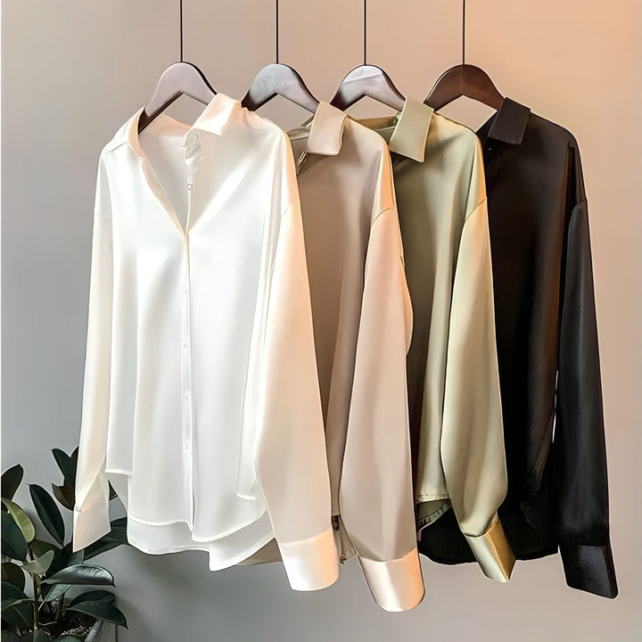 Women's Elegant Vintage Blouse for Everyday