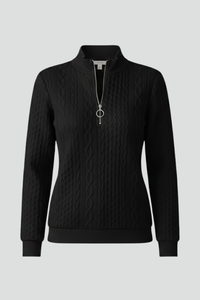 Mia | Women's Everyday Cable-Knit Zip-Neck Jumper