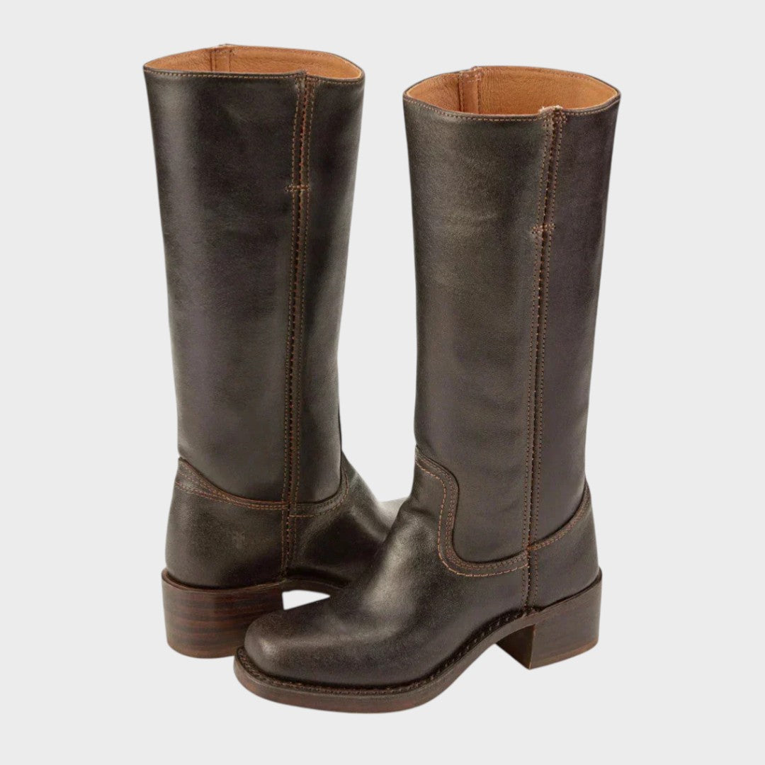 Women's Everyday Cowboy Boots for Versatile Styling in Dark Brown