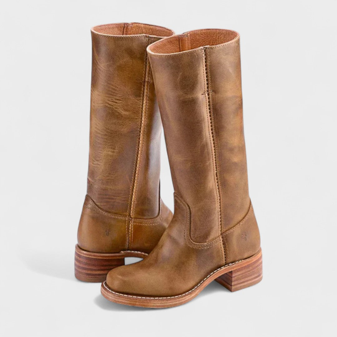 Women's Everyday Cowboy Boots for Versatile Styling in Light Brown