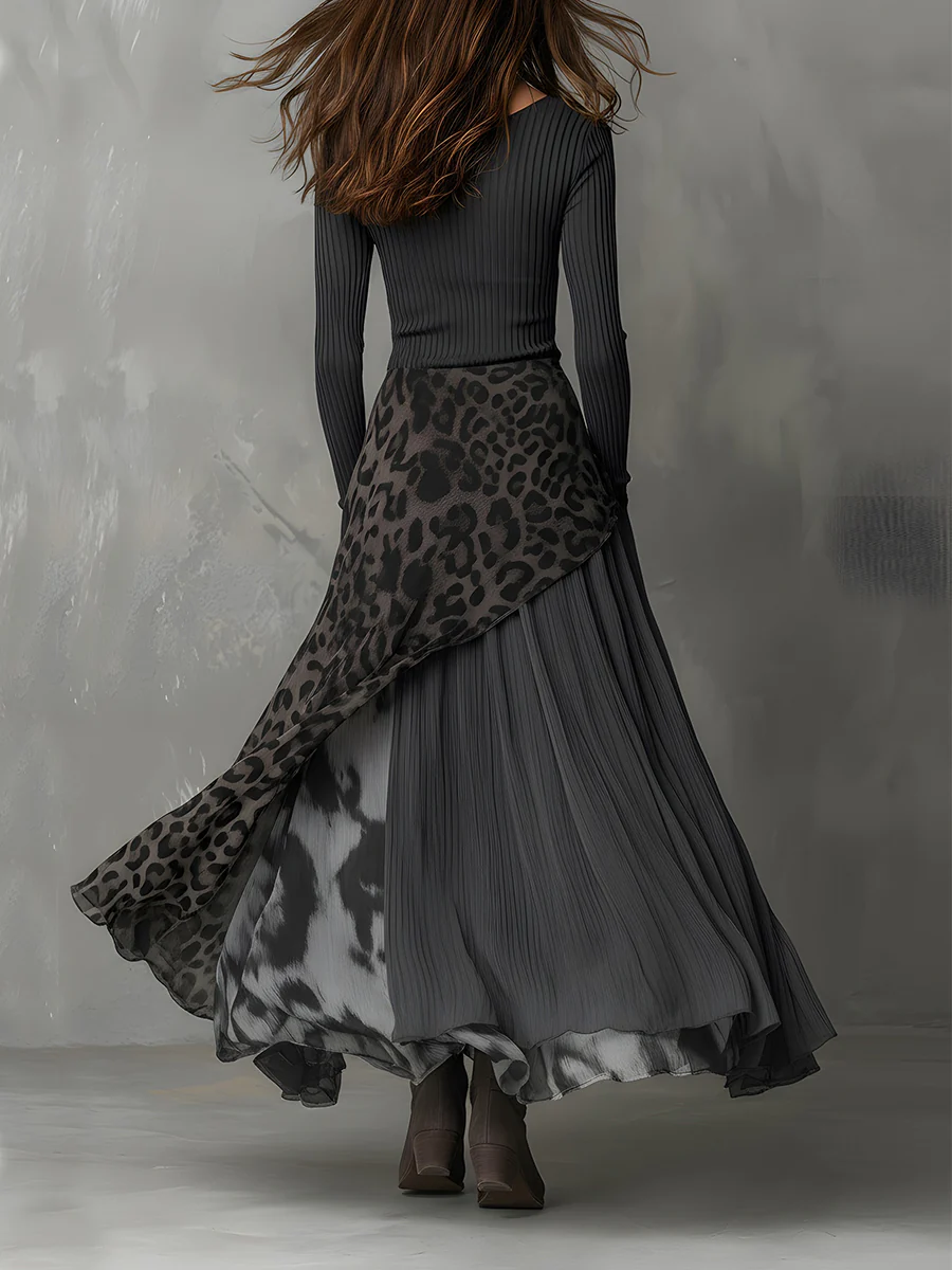 Women's Fall Boho Maxi Dress (2)