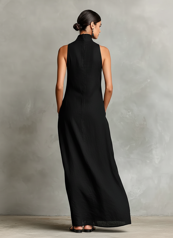 Women's Fall Wedding Guest Maxi Dress (5)
