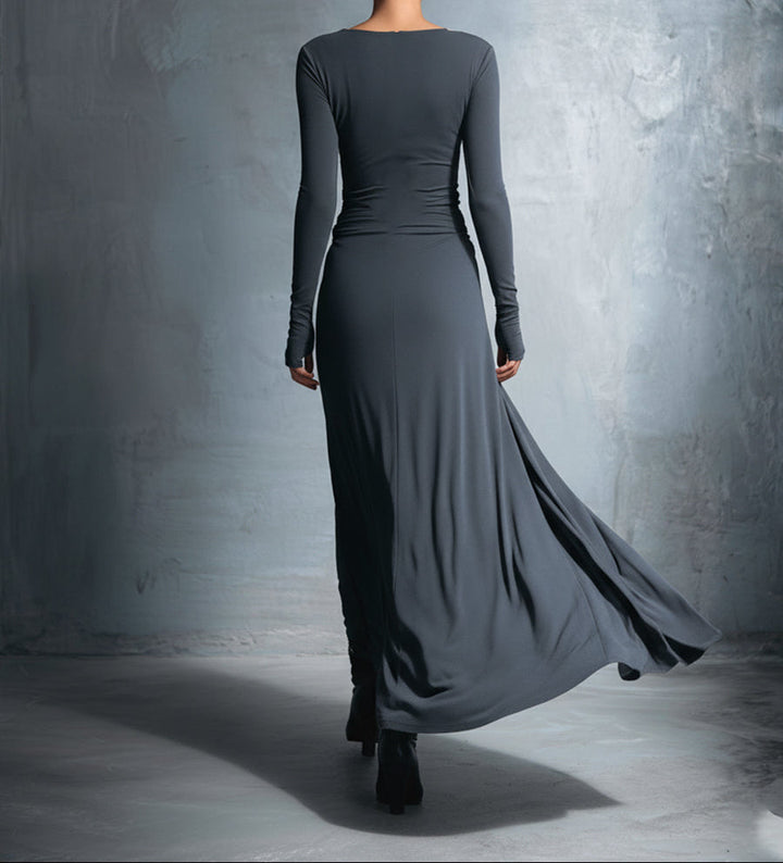 Women's Fall Wedding Guest Maxi Dress (9)
