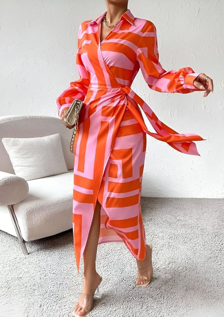 Women's Fall Wrap Dress (3)