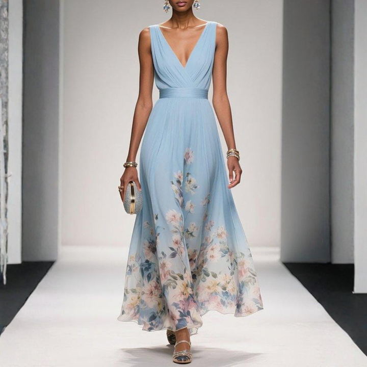 Women's Floral Maxi Dress for Summer (11)