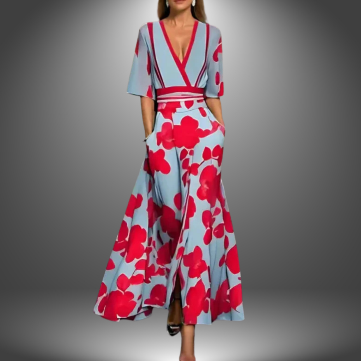Women’s Floral Mid Length Sleeve in Pink