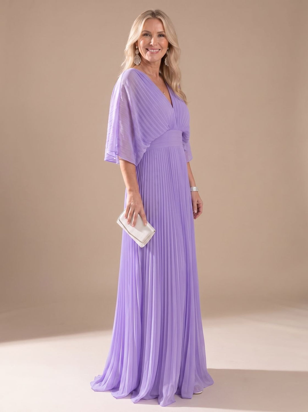 Women's Flowing Maxi Christmas Party Dress (2)