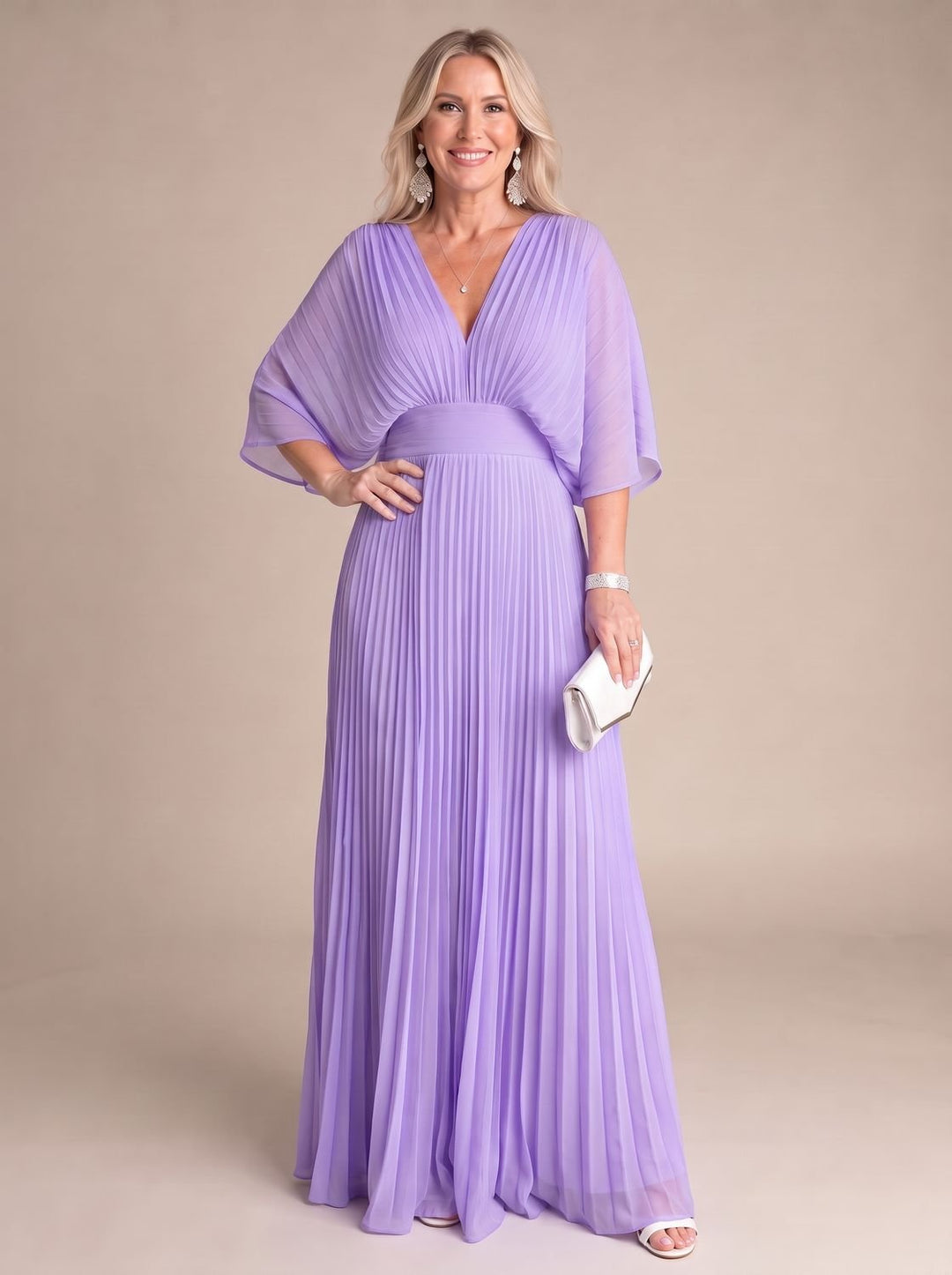 Women's Flowing Maxi Christmas Party Dress (4)