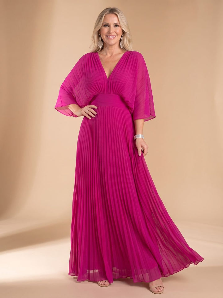 Women's Flowing Maxi Christmas Party Dress (8)