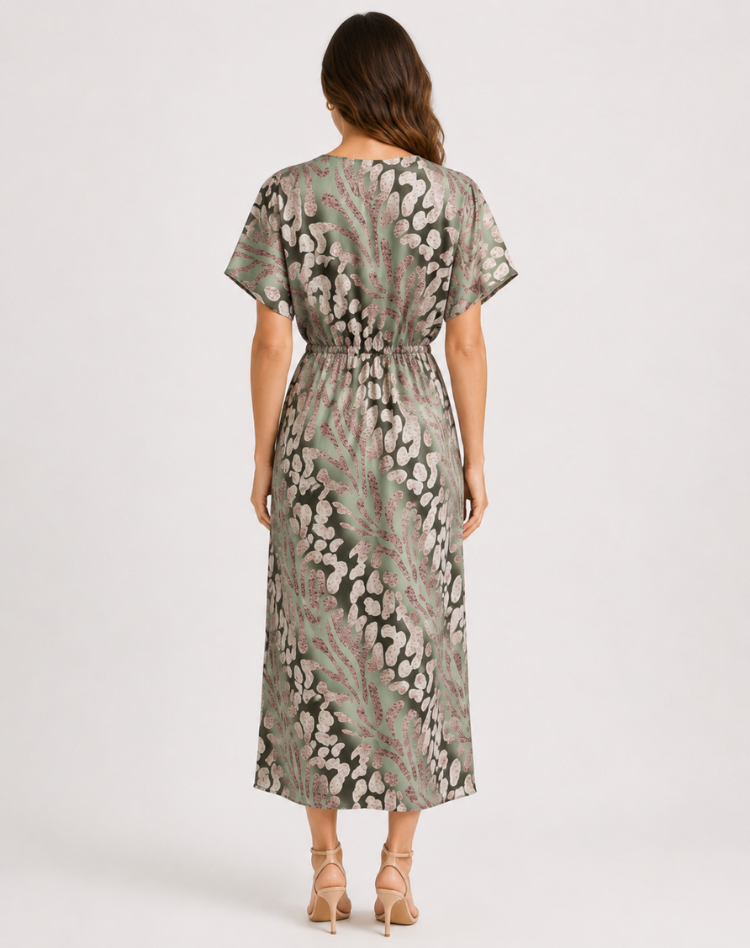 Women's Flowing Maxi Cocktail Dress for Weddings (3)