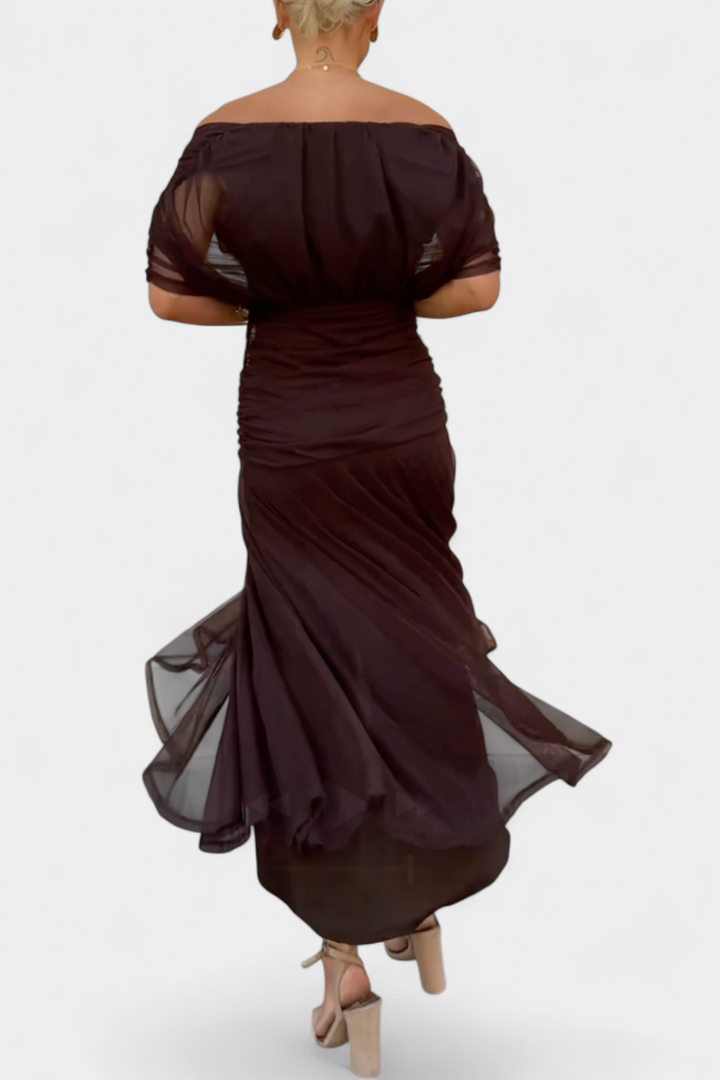 Women's Flowing Maxi Party Dress for Evenings (4)