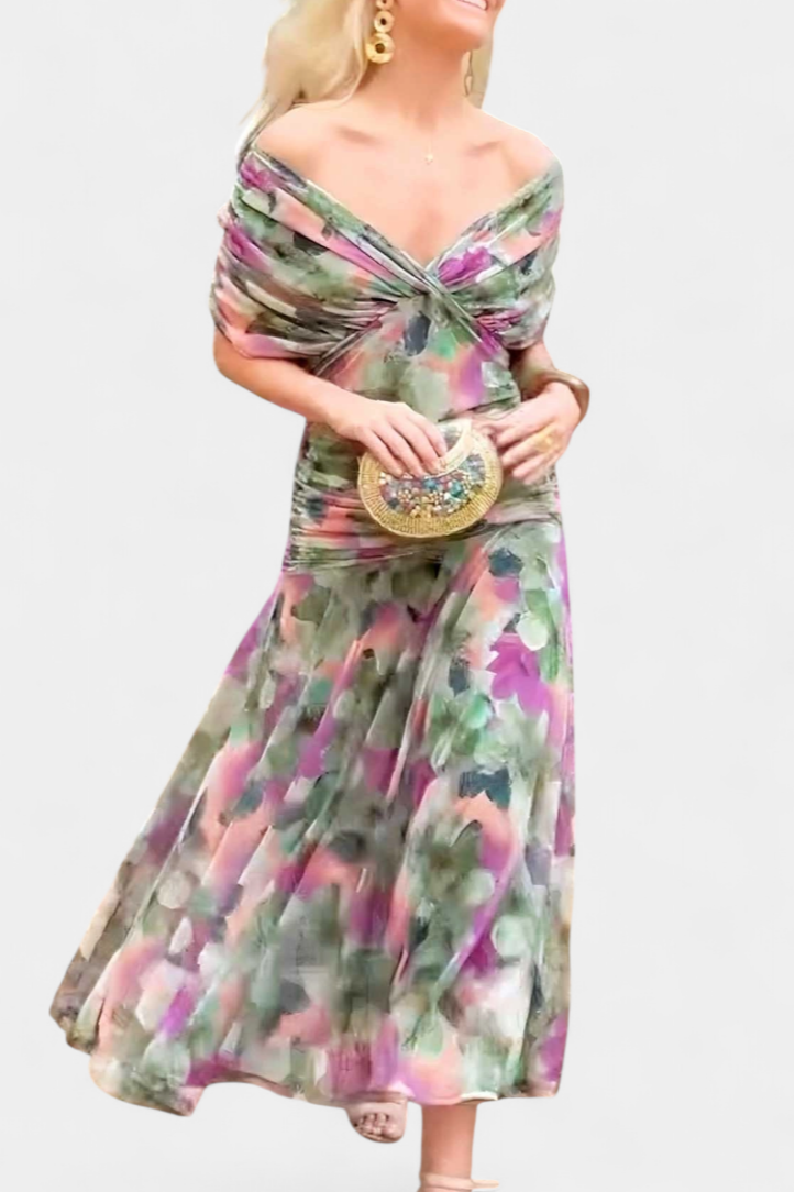 Women's Flowing Maxi Party Dress for Evenings (9)