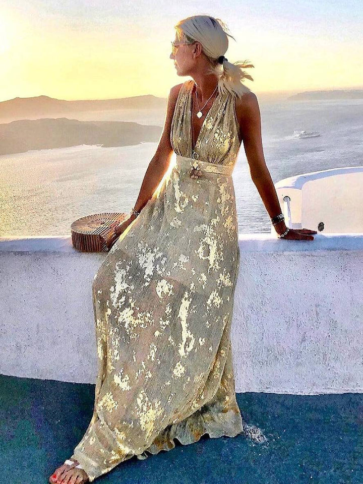 Women's Glamorous Wedding Guest Maxi Dress (2)