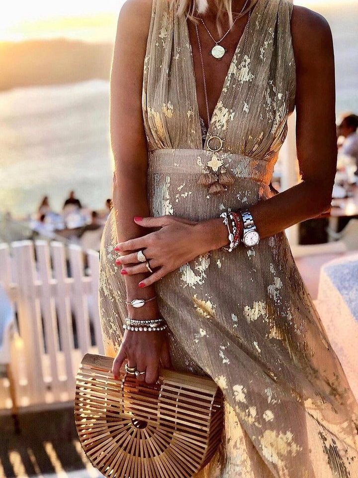 Women's Glamorous Wedding Guest Maxi Dress (3)