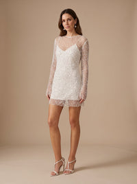 Sophia | Women's Glitter Christmas Party Dress with Mesh