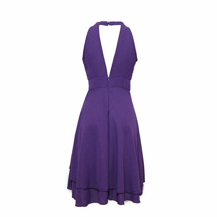 Women's Halter Dress for Versatile Wear (10)