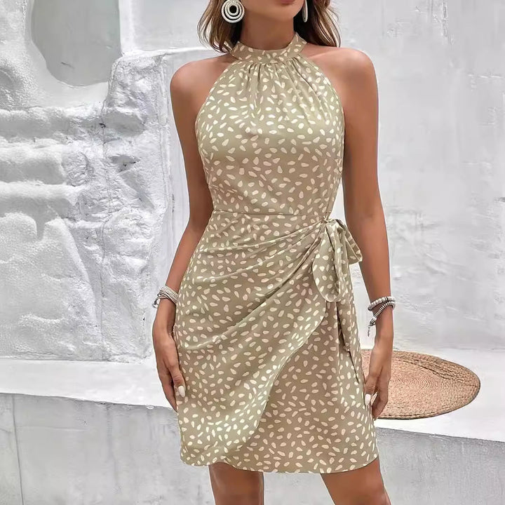 Women's Halter Wrap Dress for Summer (5)