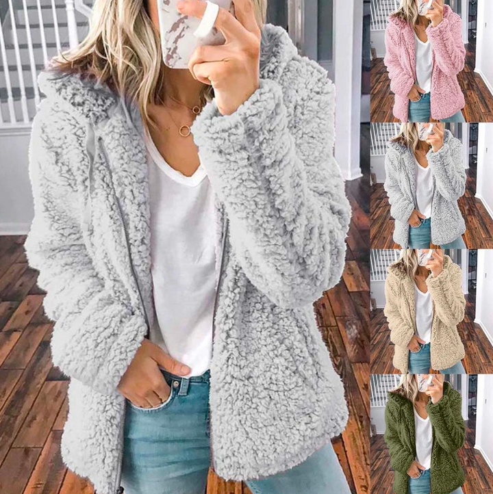 Women's Hooded Oversized Coat for Autumn (5)