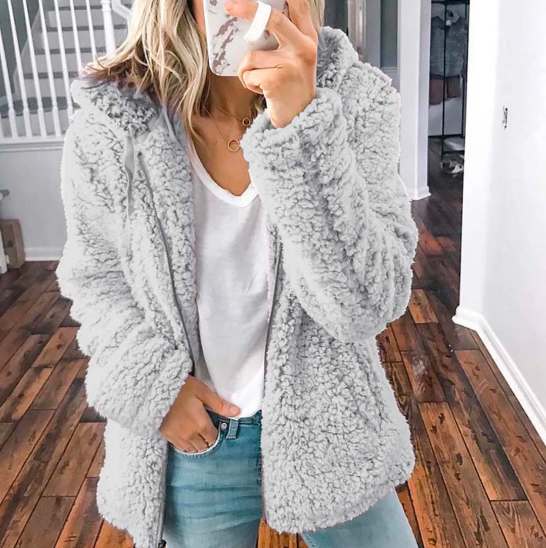 Women's Hooded Oversized Coat for Autumn (7)