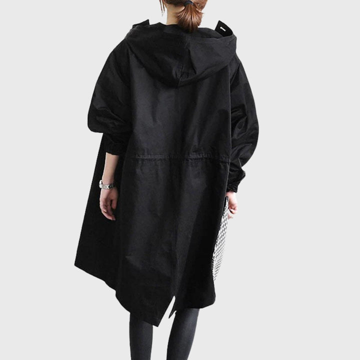 Women's Hooded Oversized Long Trenchcoat (9)