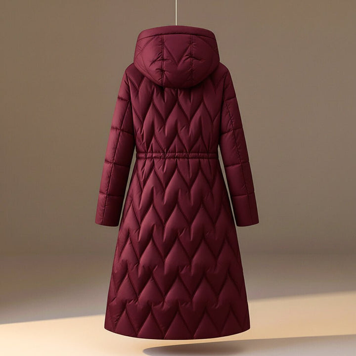Women's Hooded Quilted Puffer Coat (5)