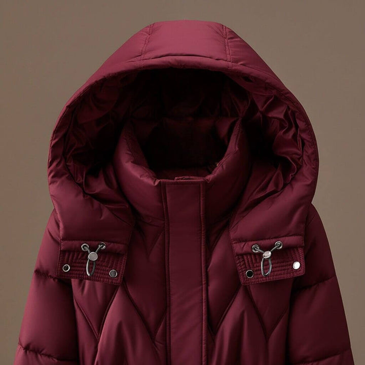 Women's Hooded Quilted Puffer Coat (6)