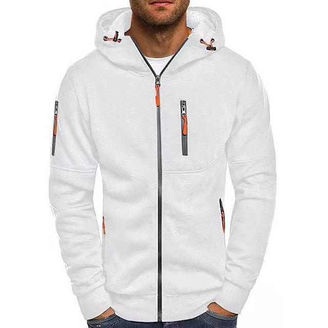 Women's Hoodie Jacket for Autumn in White
