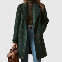 Phoebe | Women's Jacket Structured Plaid for Autumn