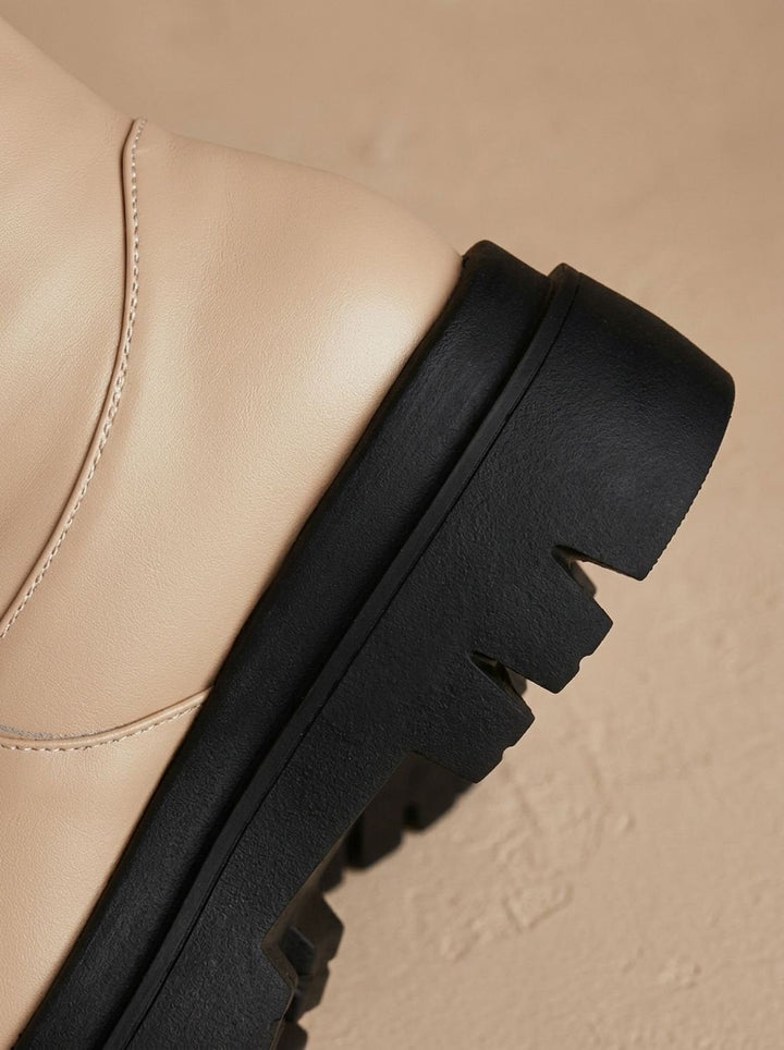 Women's Knee High Boots Chunky Sole (7)