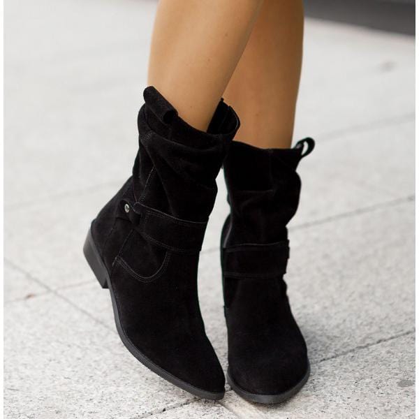 Women's Knee High Boots for Comfortable All-Day Wear in Black