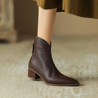 Erin | Women's Knee-High Boots in Black Leather