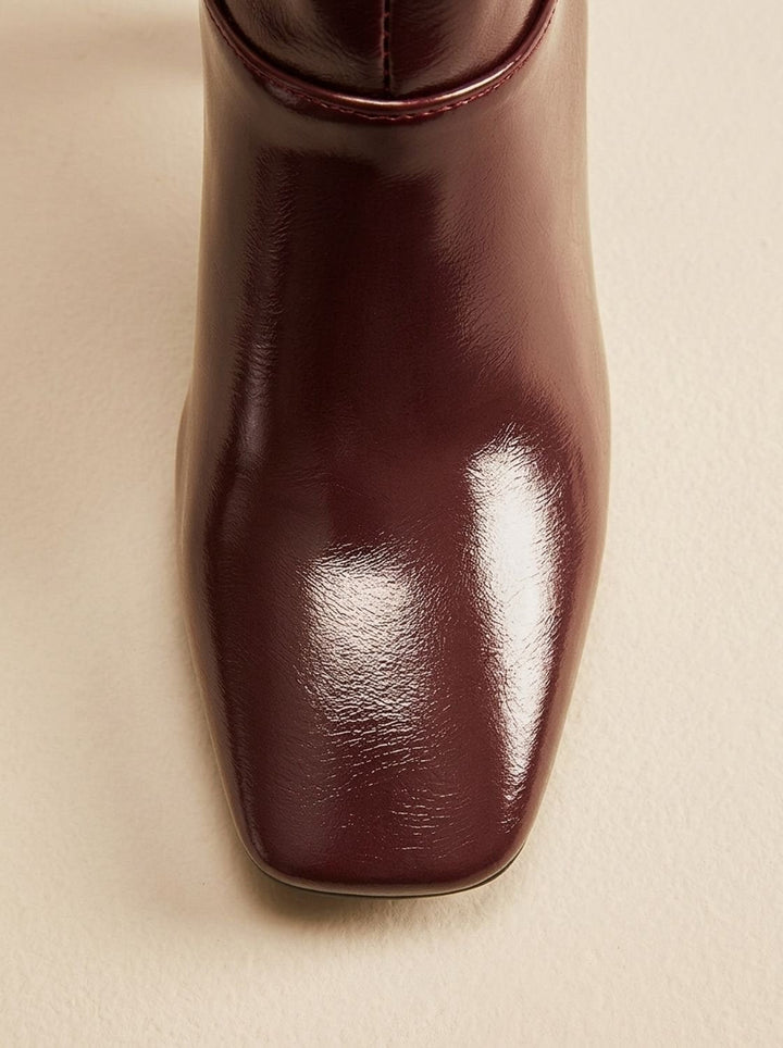 Women's Knee High Boots in Faux Leather (7)