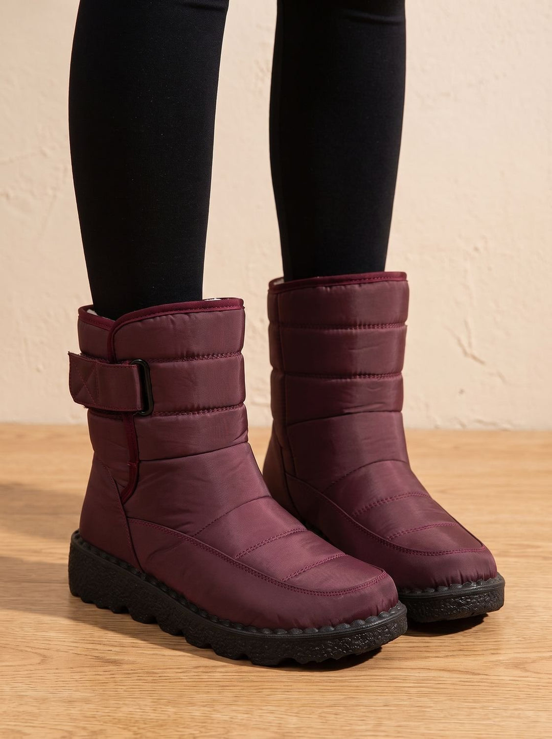 Women's Knee High Boots Waterproof Fleece-Lined