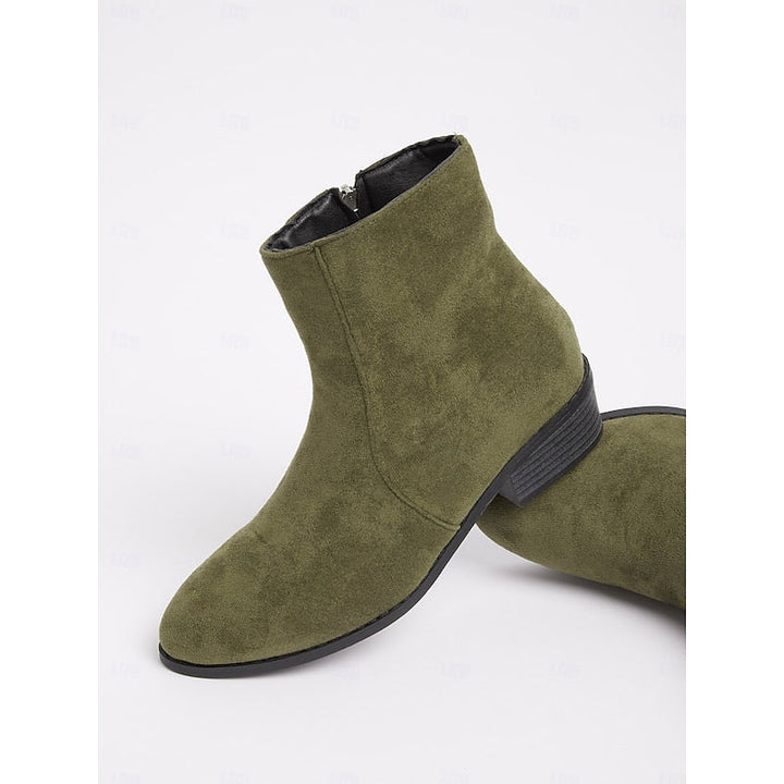 Women's Knee High Boots with Side Zip (12)
