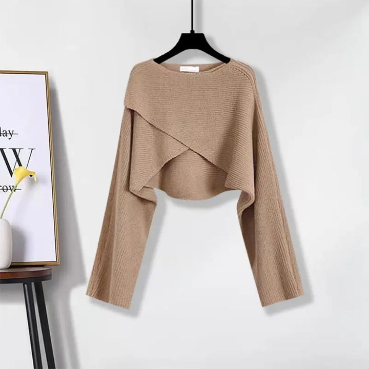 Women's Knit Pullover Skirt Set for Autumn (7)