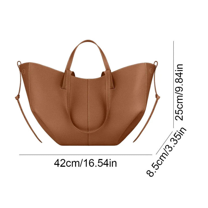 Women's Large Vintage Faux Leather Laptop Bag (7)