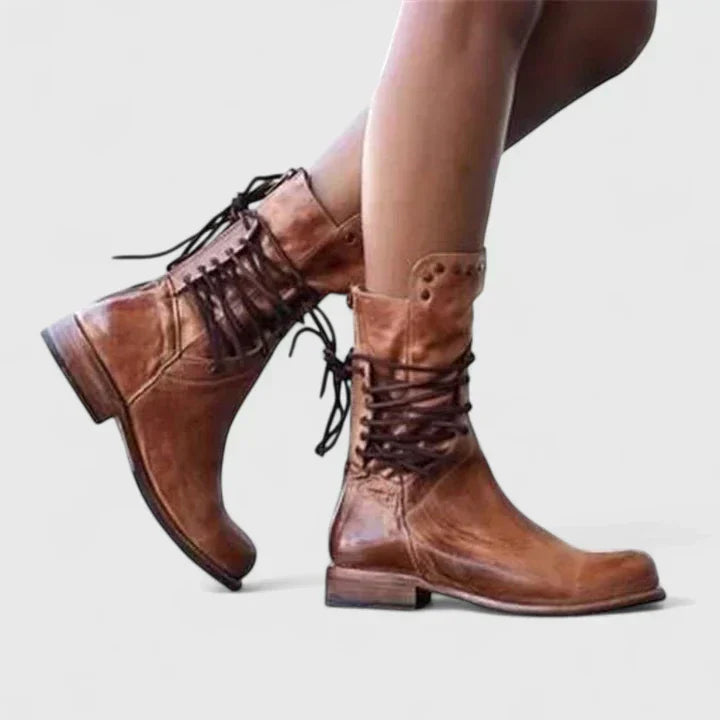 Women's Leather Boots for Everyday Elegance in Brown