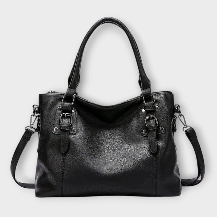 Women's Leather Tote Bag for Everyday Elegance in Black