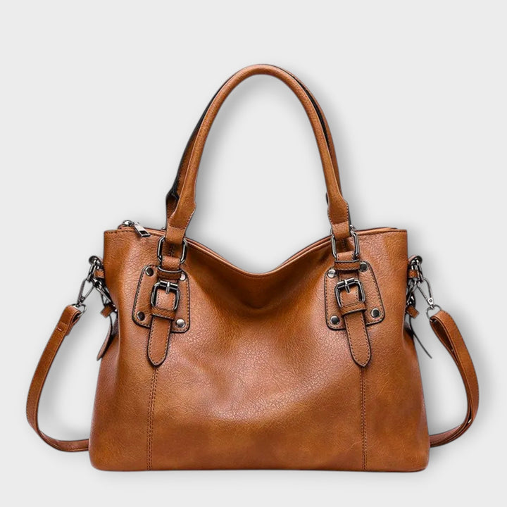 Women's Leather Tote Bag for Everyday Elegance in Brown