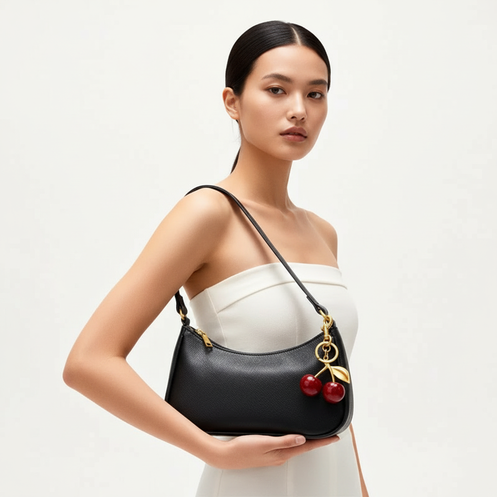 Women's Leather Tote Bag with Structured Silhouette (7)