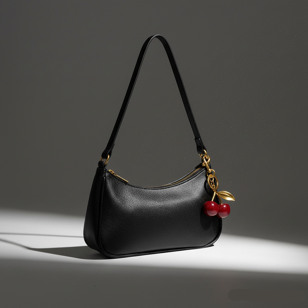 Women's Leather Tote Bag with Structured Silhouette in Classic