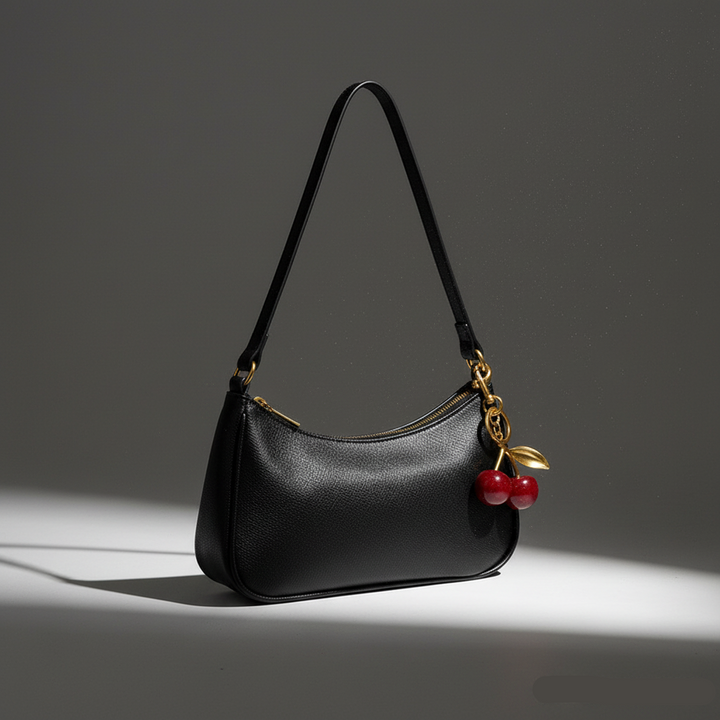Women's Leather Tote Bag with Structured Silhouette in Classic