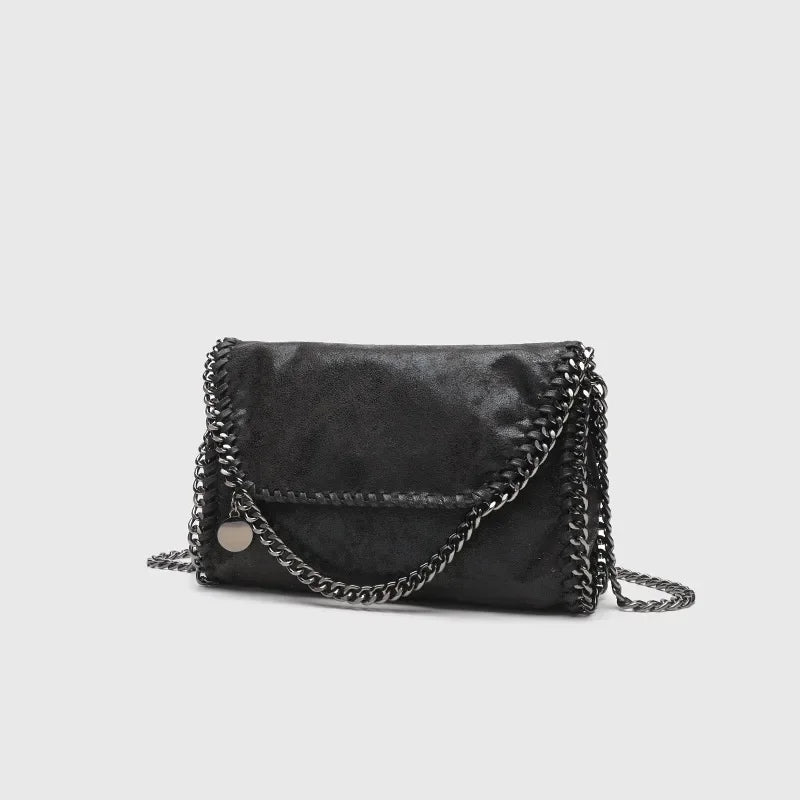 Women's Leather Tote Bag with Vintage Gothic (2)