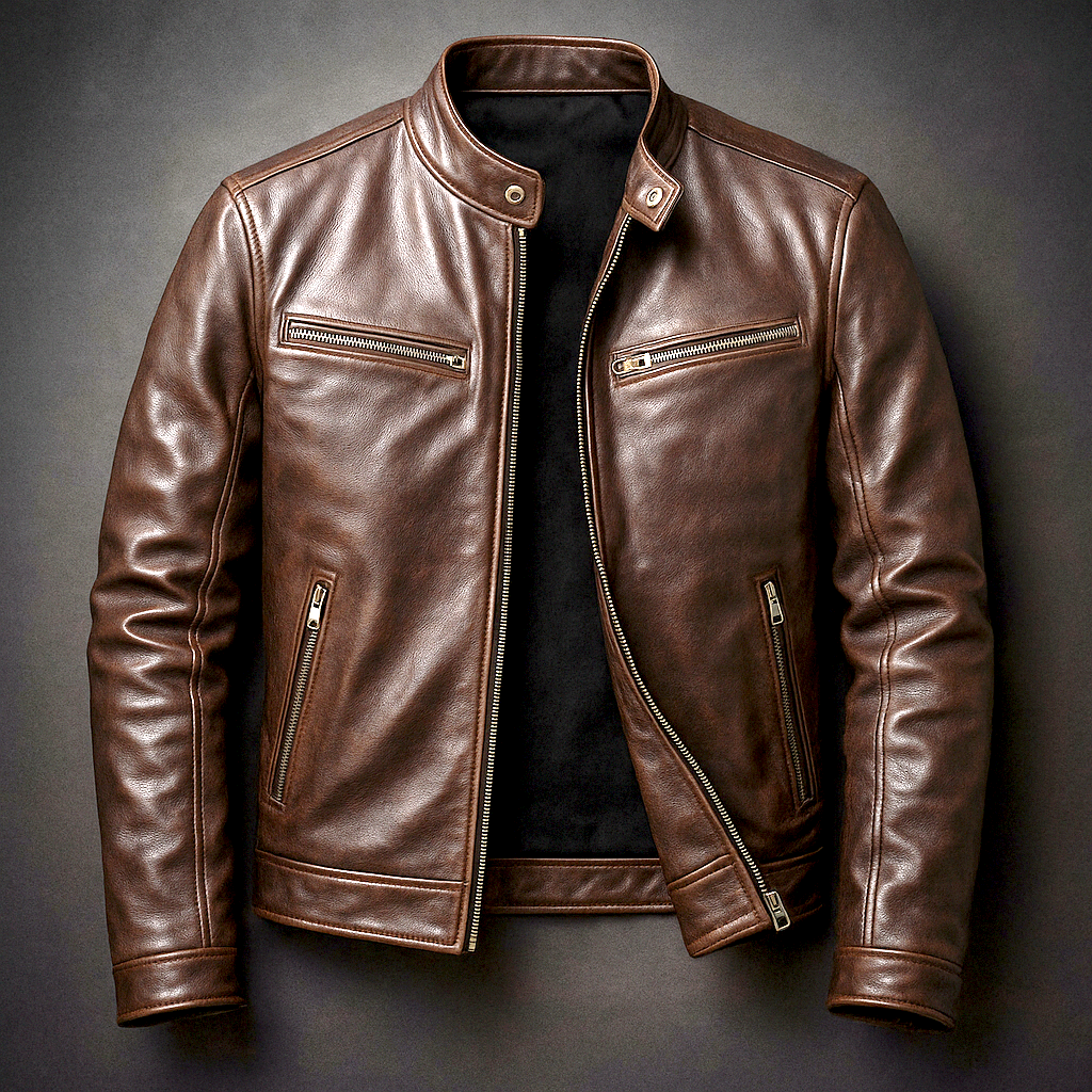 Women's Lightweight Blazer Jacket for Autumn Days in Zigarrenbraun