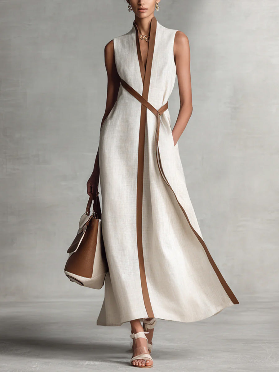 Women's Lightweight Fall Wedding Guest Dress in White