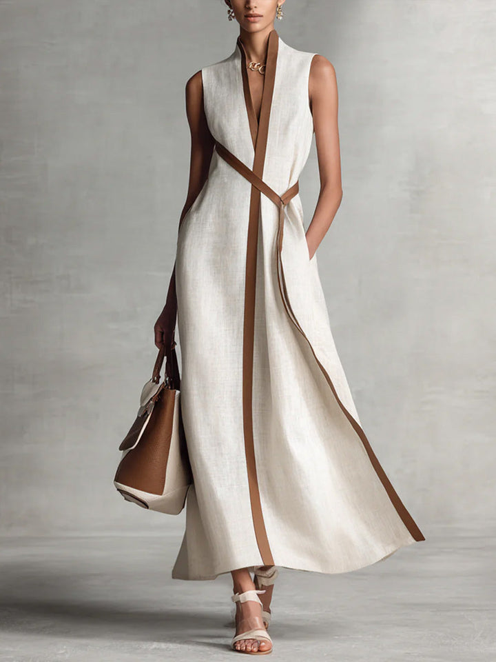Women's Lightweight Fall Wedding Guest Dress in White