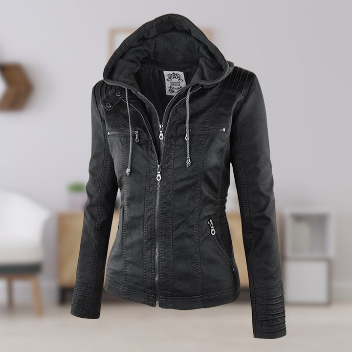 Women's Lightweight Jacket for Autumn Versatility in Black