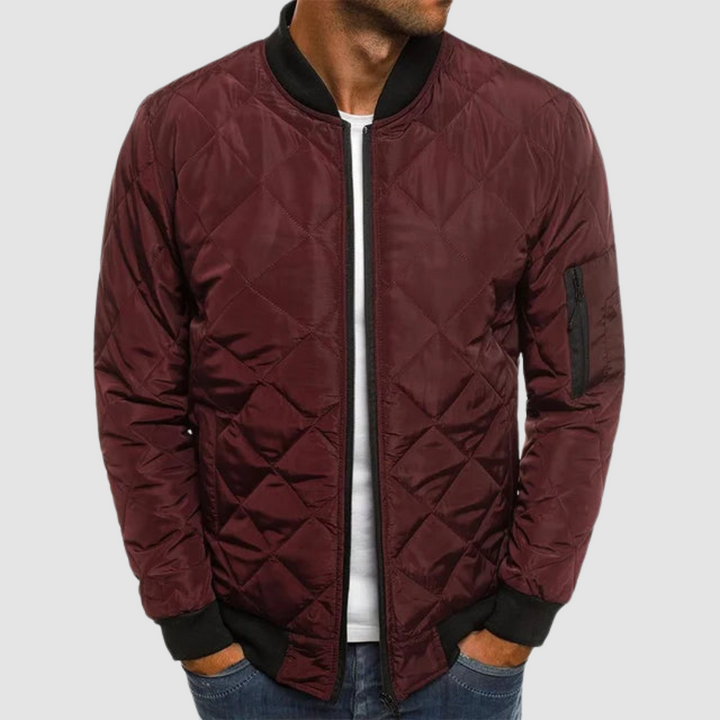 Women's Lightweight Jacket for Casual Layering in Burgund