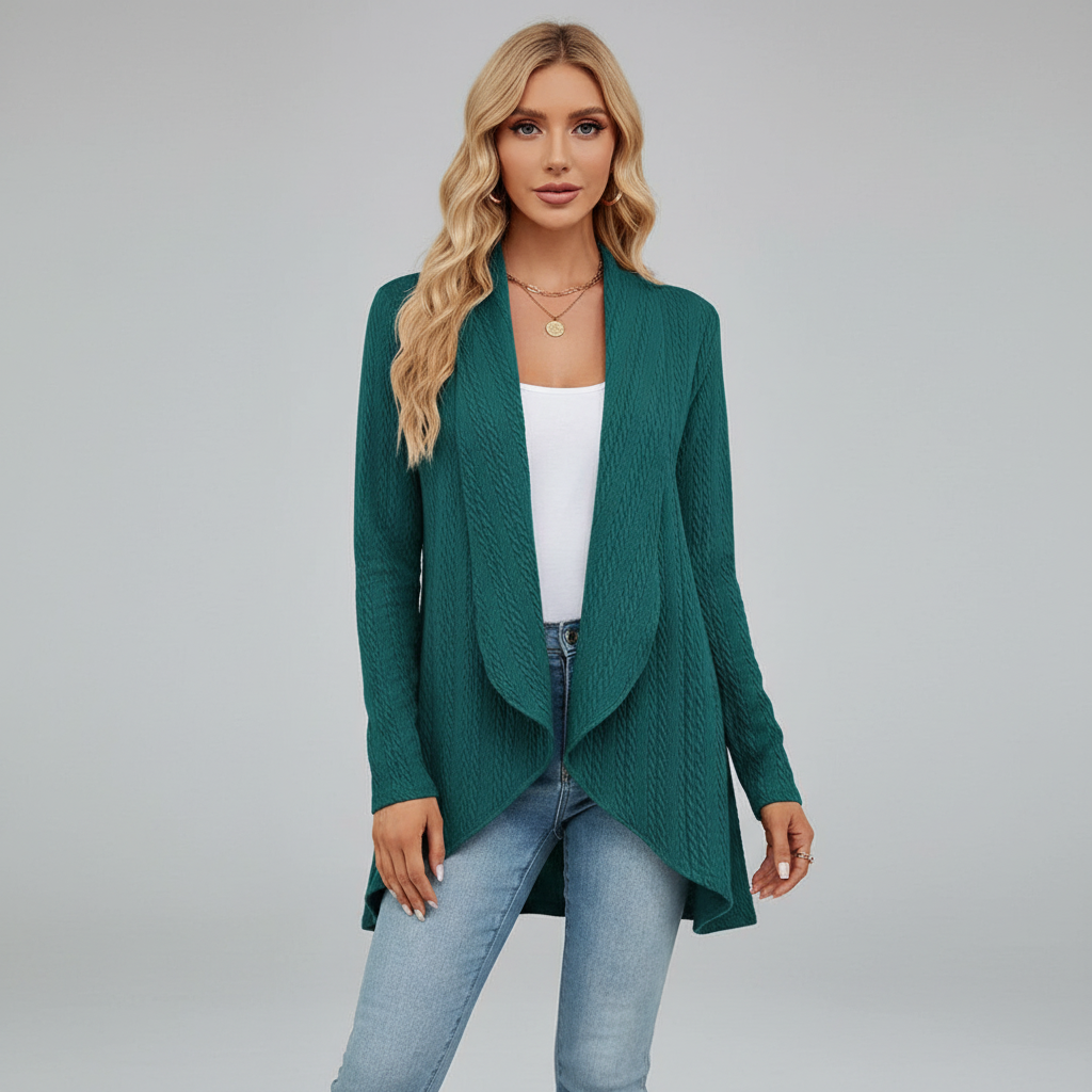 Women's Lightweight Knit Cardigan for Layering (2)