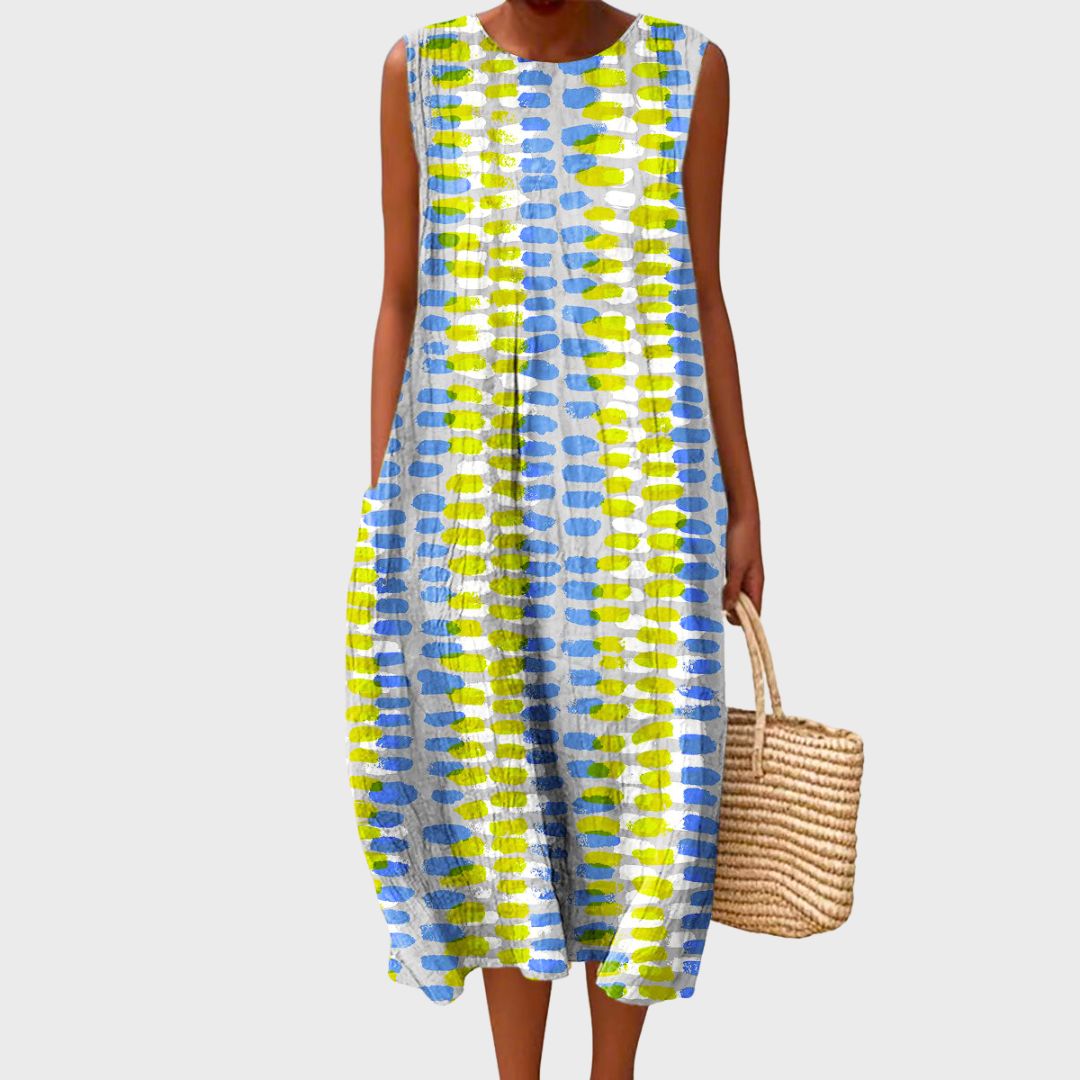 Women's Lightweight Midi Dress for Summer in Mehrfarben 2